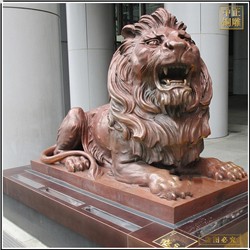 大型欧式铜狮子雕塑厂家