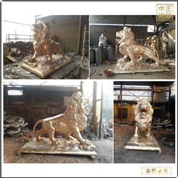 大型室外铜狮子铸造厂