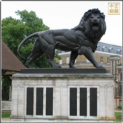 大型室外铜狮子雕塑