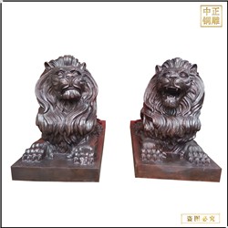 铜狮子雕塑在古代时期的文化传承