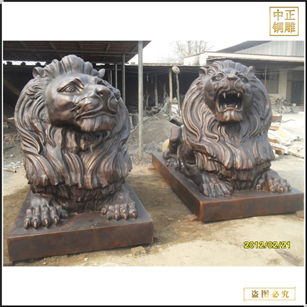 铜狮子雕塑在家居中有什么作用(图5) 1-240412103646432.jpg